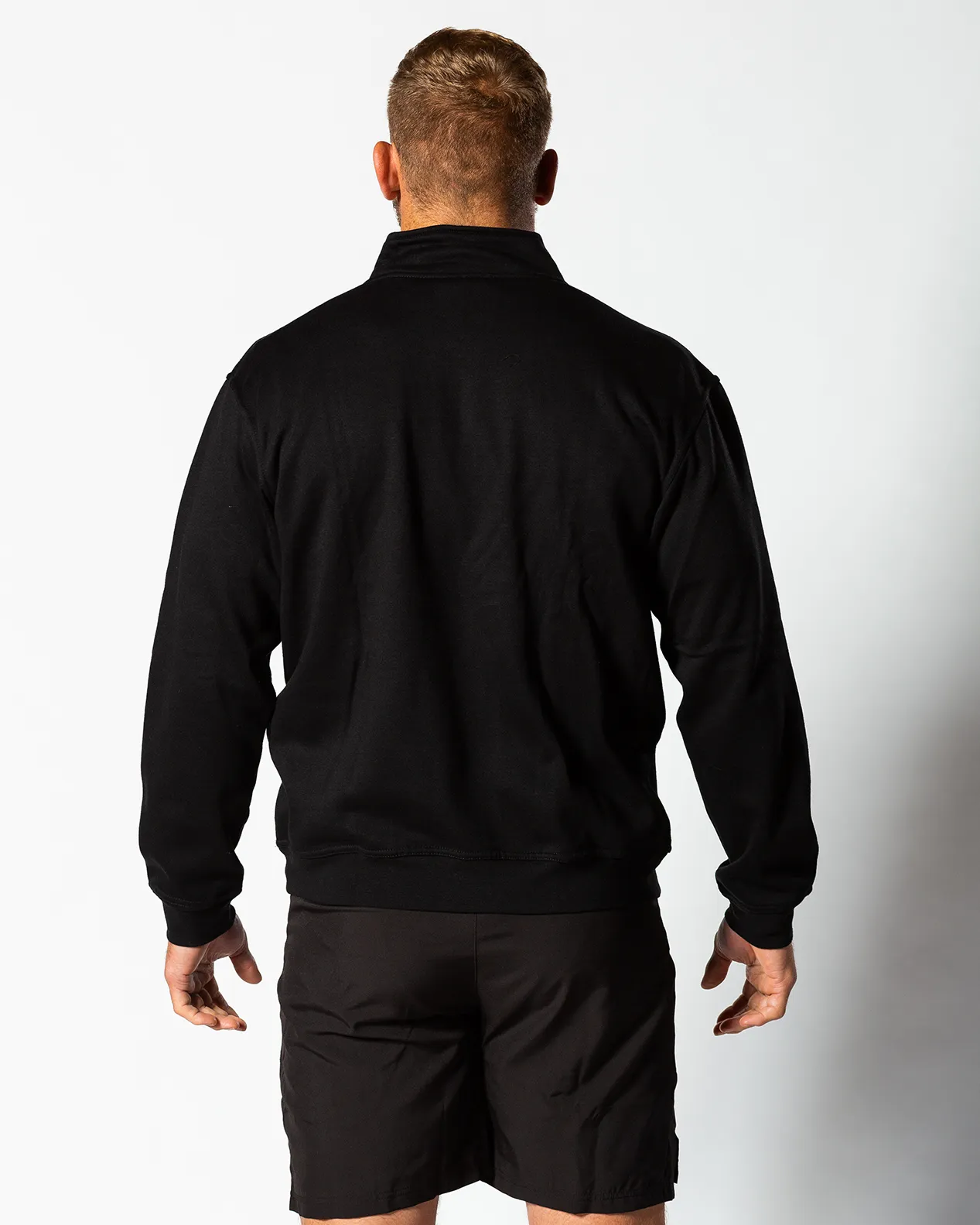 1/4 Zip Sweater - Black
