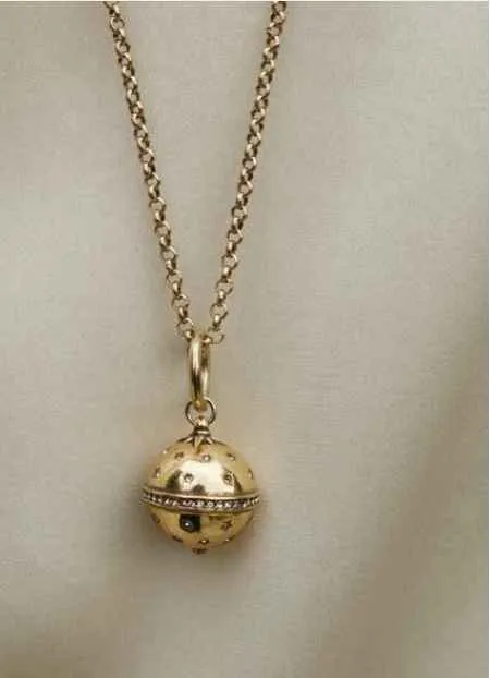 2018-1051 Necklace - Astro Gold Big Ball*