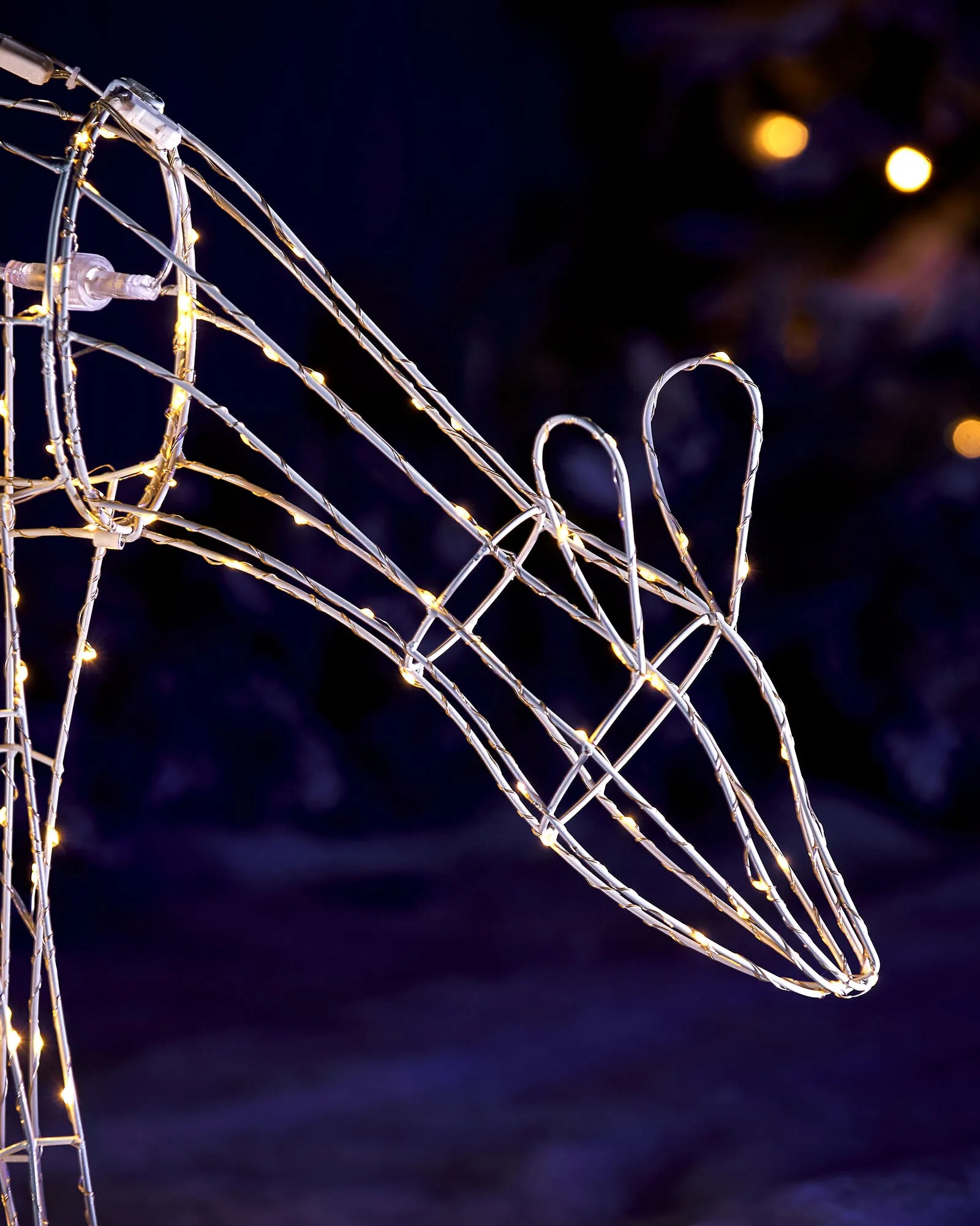 3D Grazing Reindeer Silhouette, 81 cm