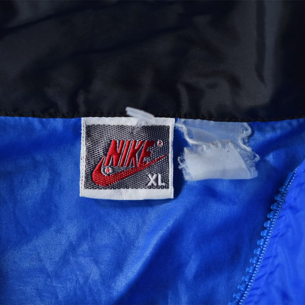 80's　NIKE/ナイキ 銀タグ 刺繍ロゴ ナイロンジャケット　230316