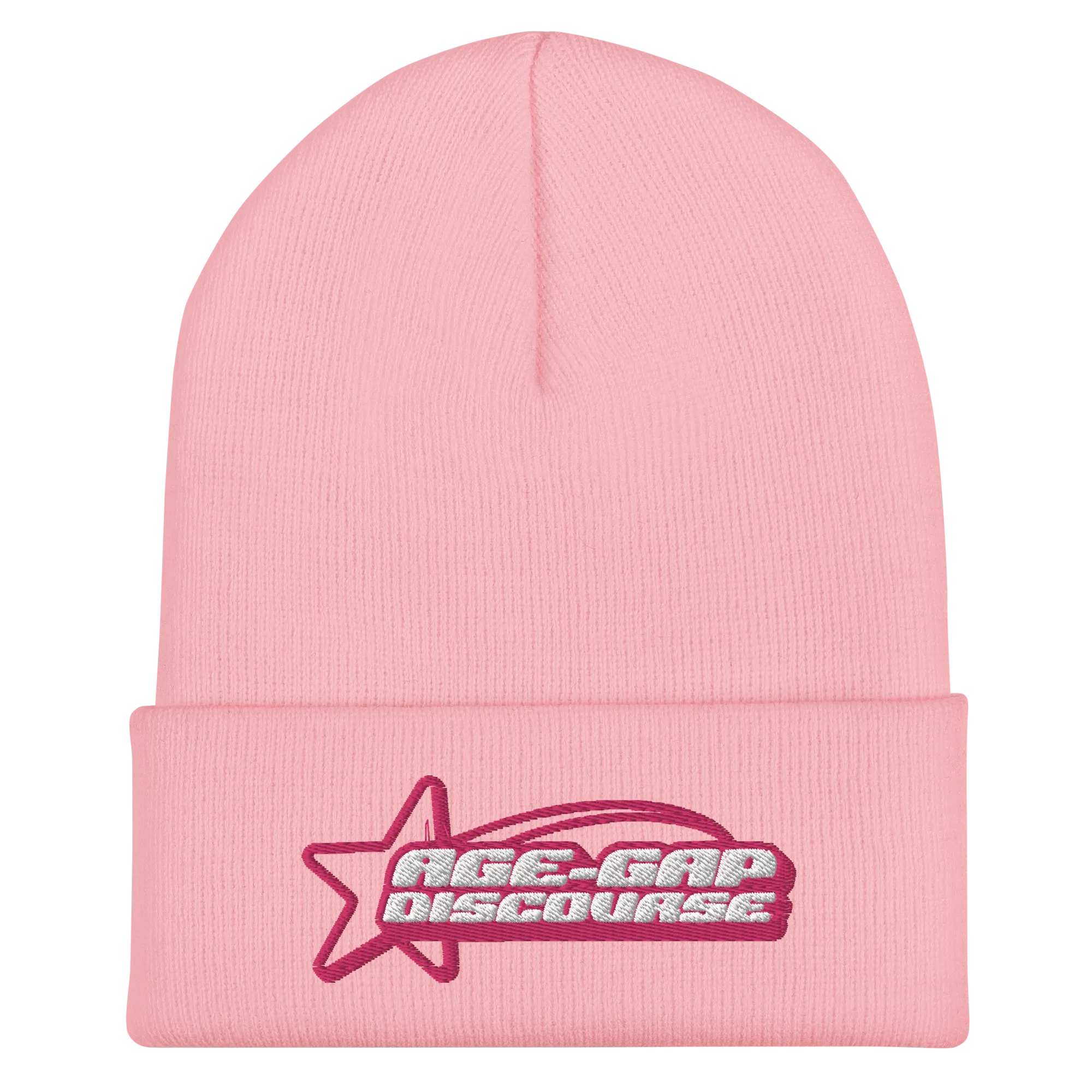 Age Gap Discourse Embroidered Beanie