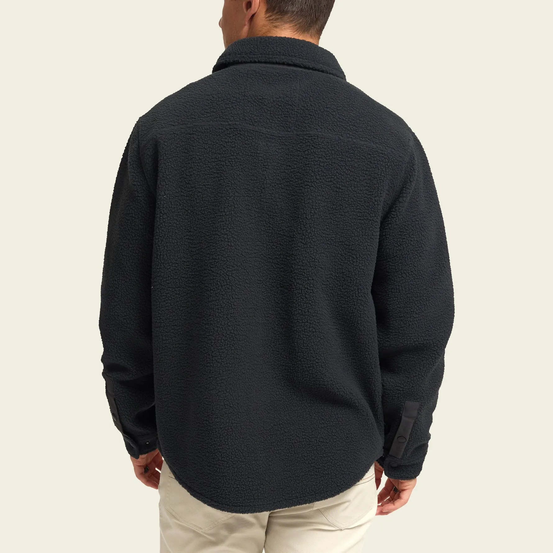 Allegheny Fleece Overshirt in Antique Black
