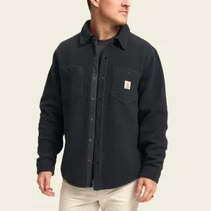 Allegheny Fleece Overshirt in Antique Black