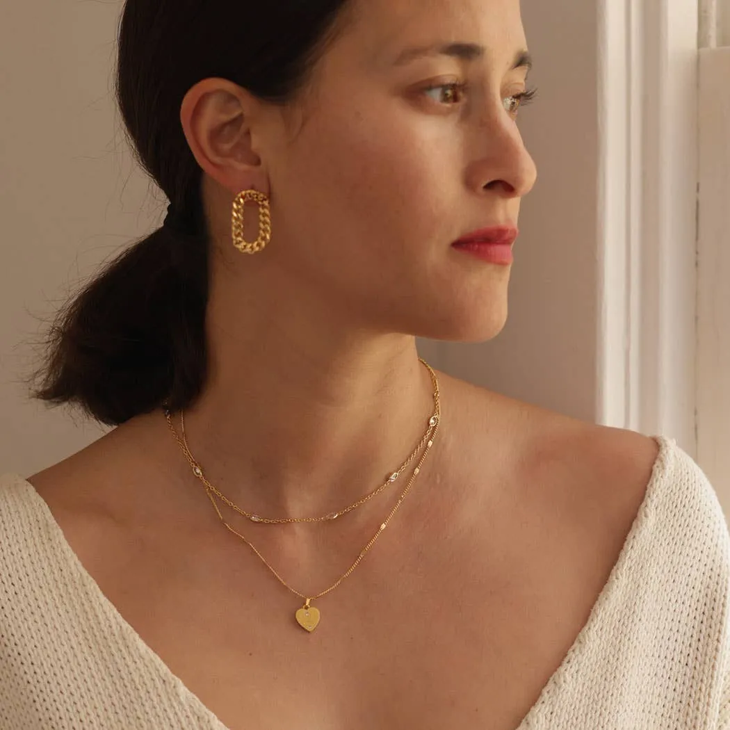 Amano Studio - Crystal Station Chain Necklace