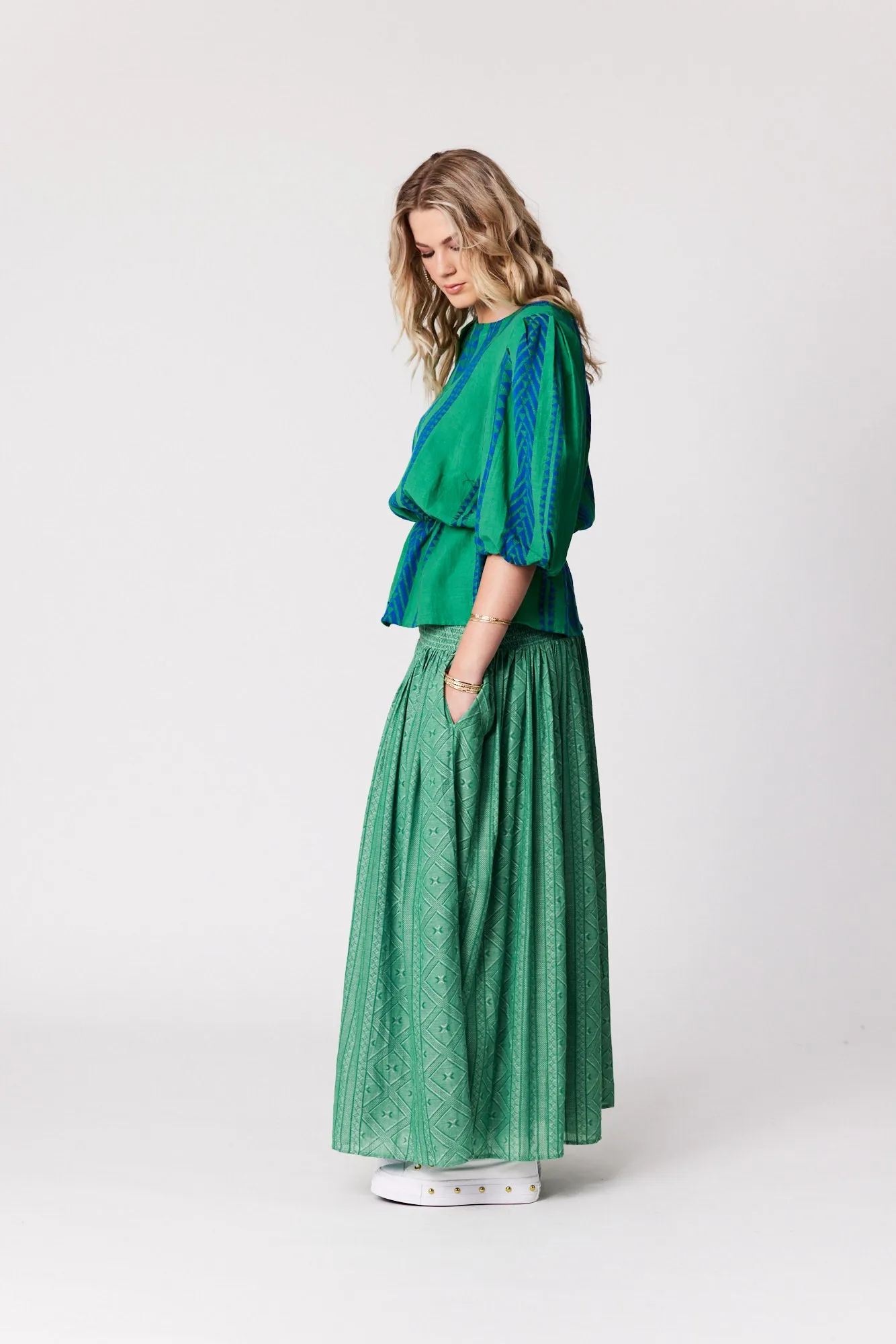 Aspen Skirt - Emerald