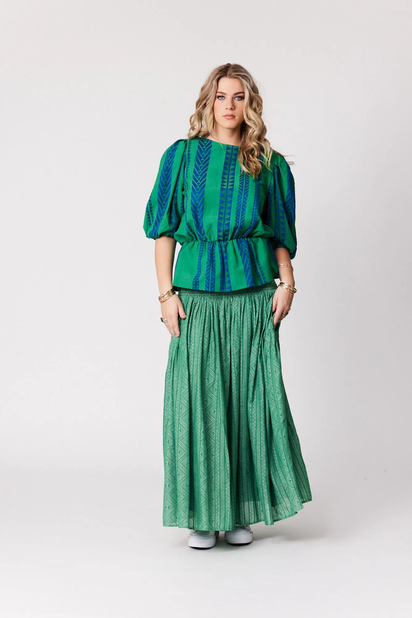 Aspen Skirt - Emerald