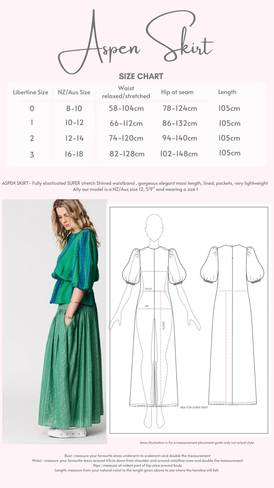 Aspen Skirt - Emerald