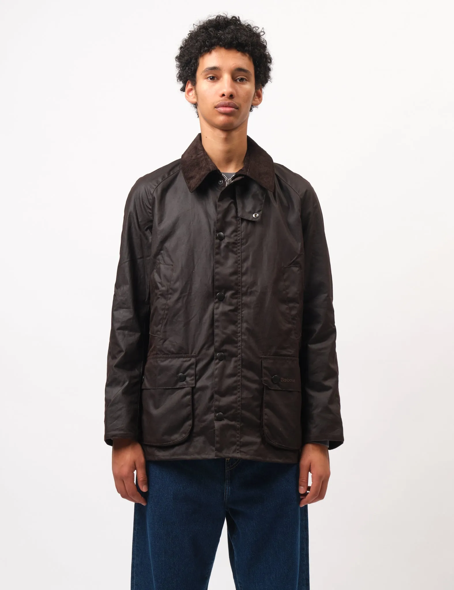 Barbour Ashby Wax Jacket - Rustic Brown