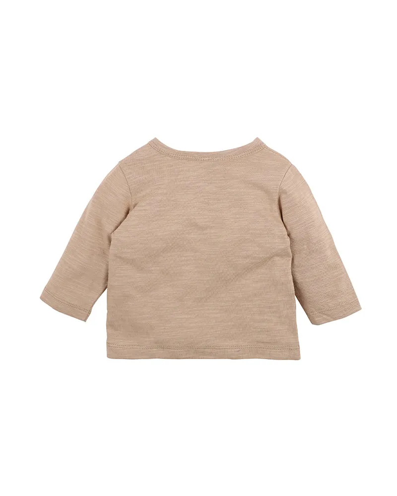 Bebe Scout Adventure L/S Tee - Latte (Size 000-5)