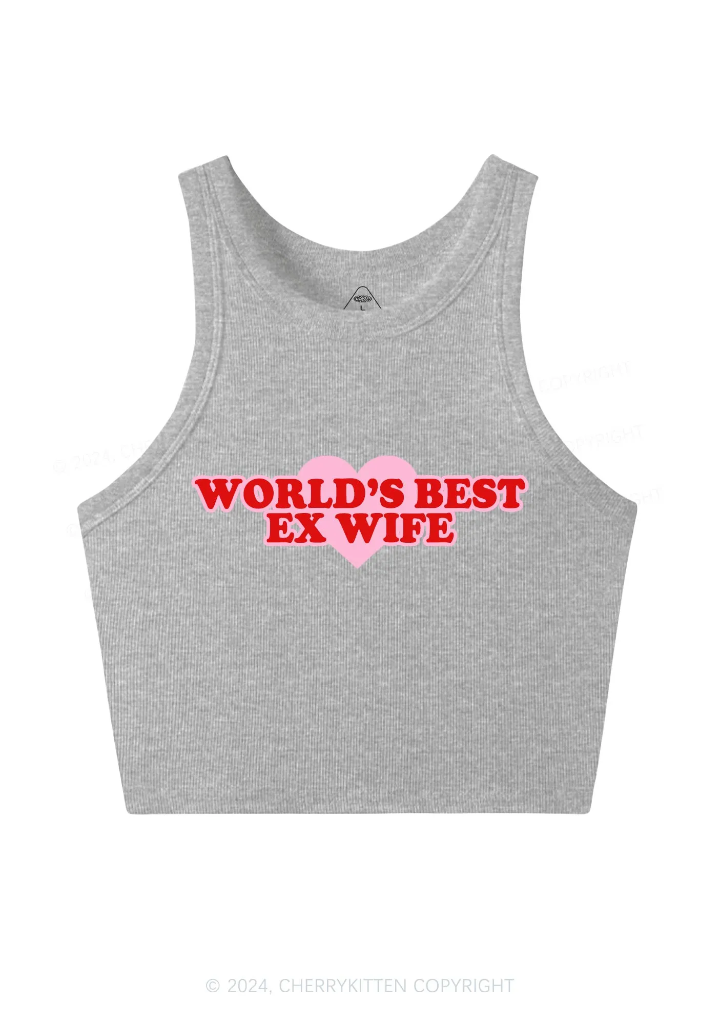 Best Ex Wife Y2K Crop Tank Top Cherrykitten