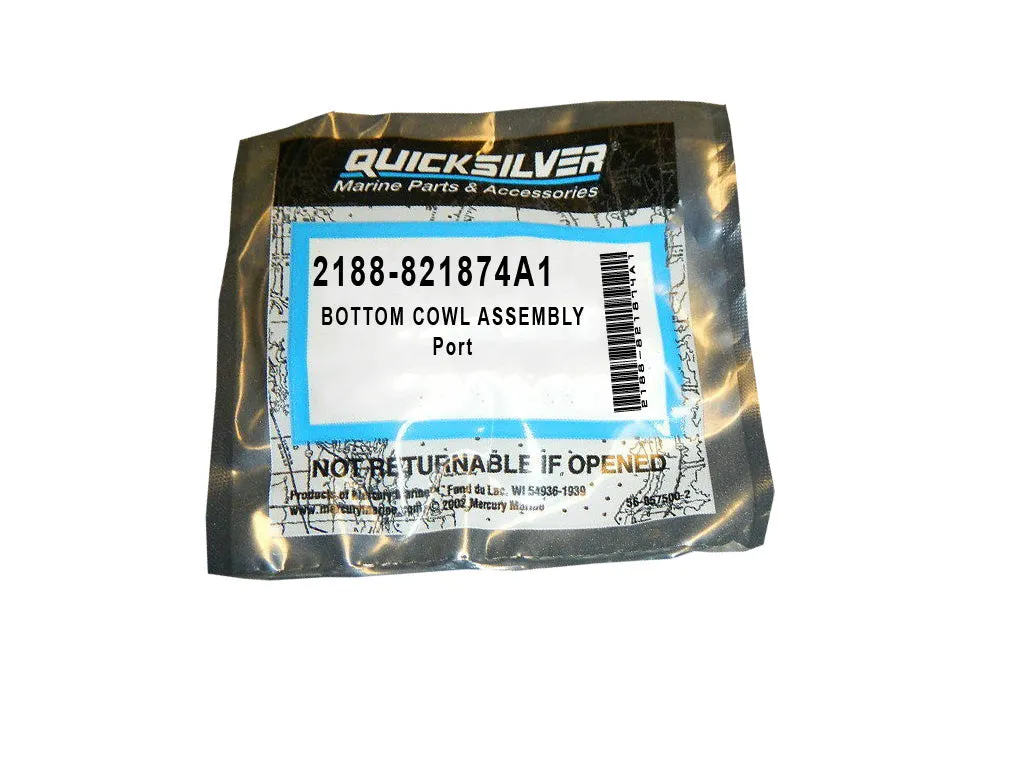 BOTTOM COWL ASSEMBLY Port 2188-821874A1    Mercury Mariner Spares & Parts