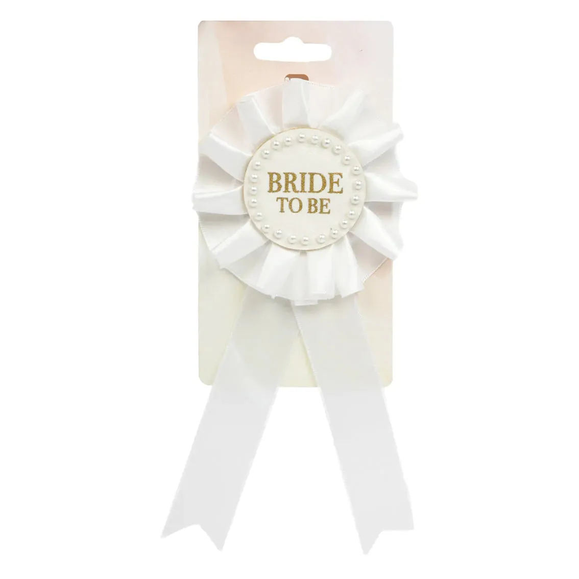 Bride To Be Pearl Rosette
