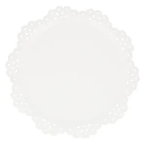 BRODERIE ANGLAISE LACE WHITE PLATES