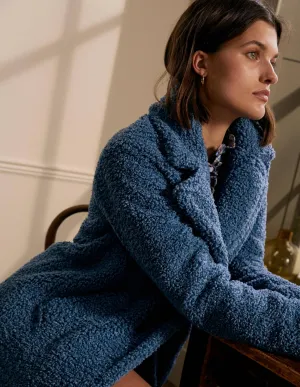 Canterbury Teddy Coat-Sapphire
