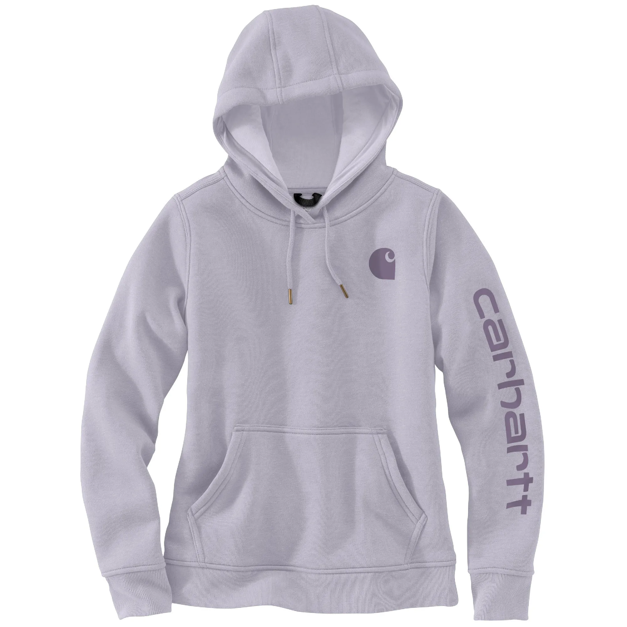 Carhartt Women's Clarksburg Graphic Sleeve Hoodie_Lilac Haze