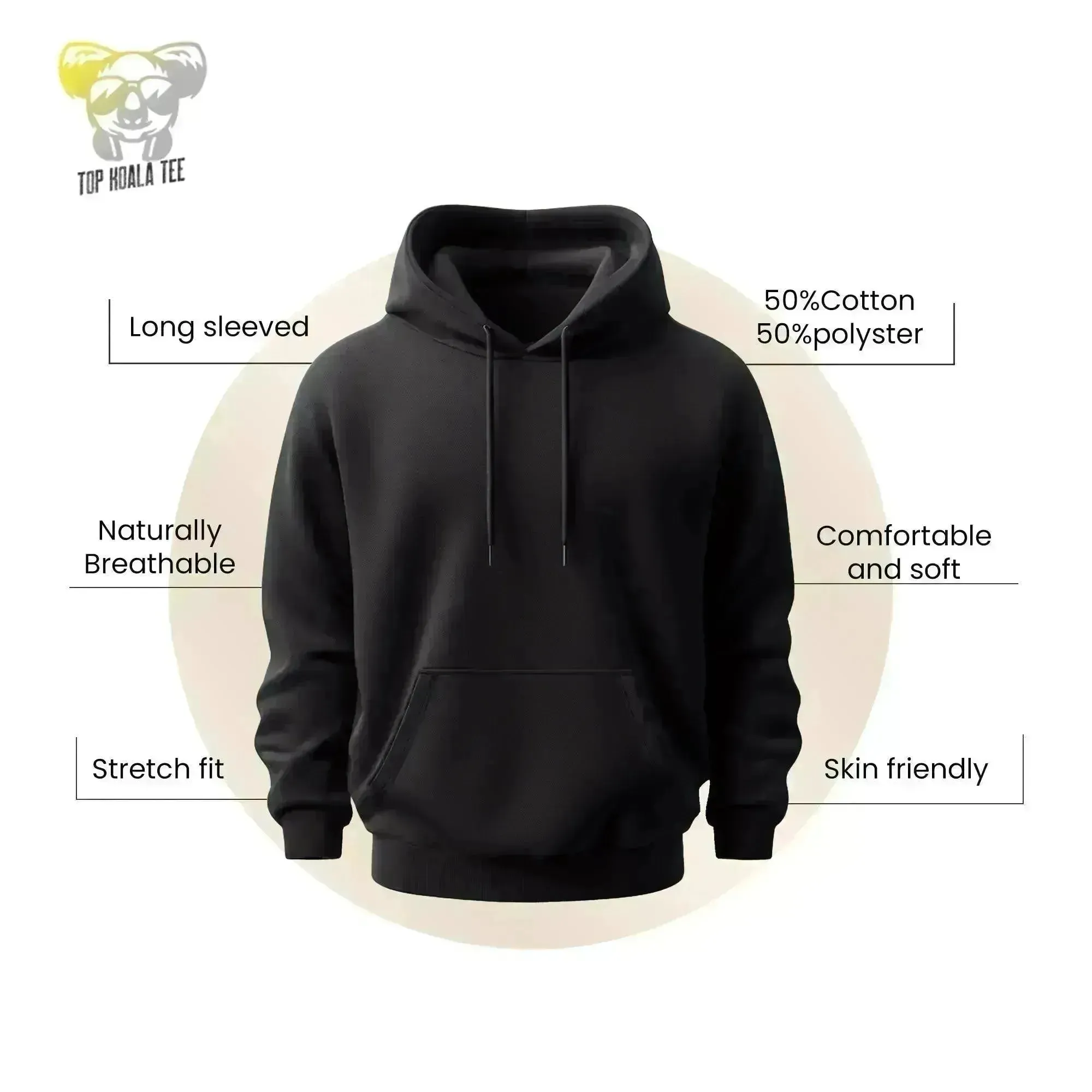Christmas Tree Hoodie Let's Get Lit  Blended Cotton Midweight Unisex Soft Pullover