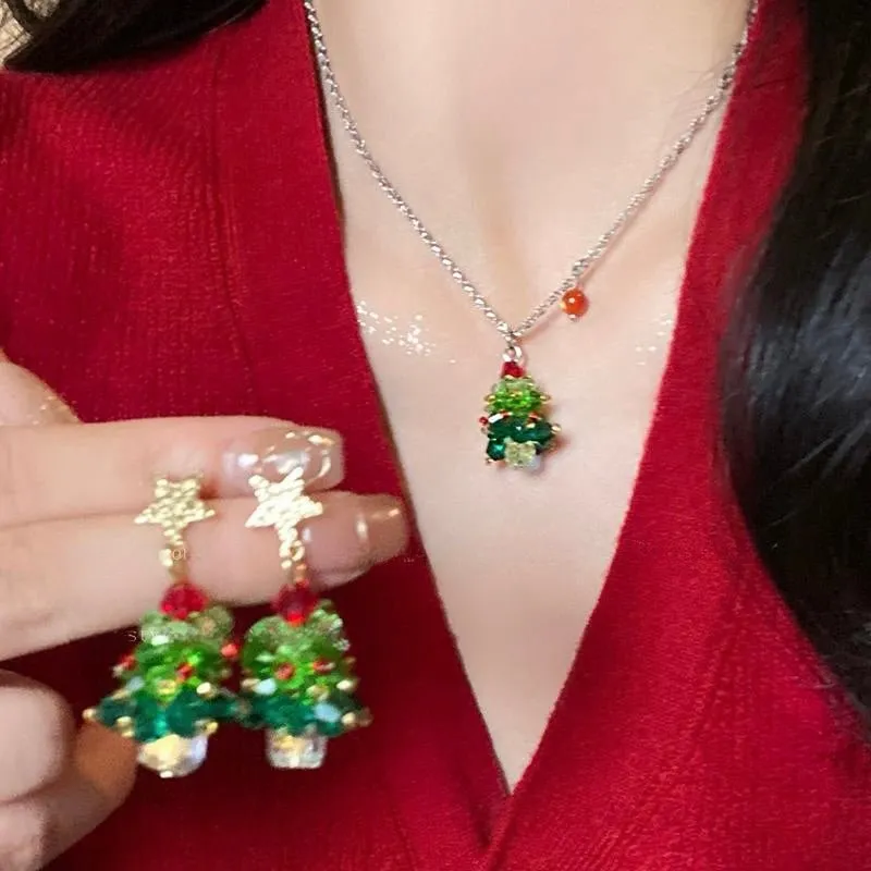 Christmas Tree Necklace