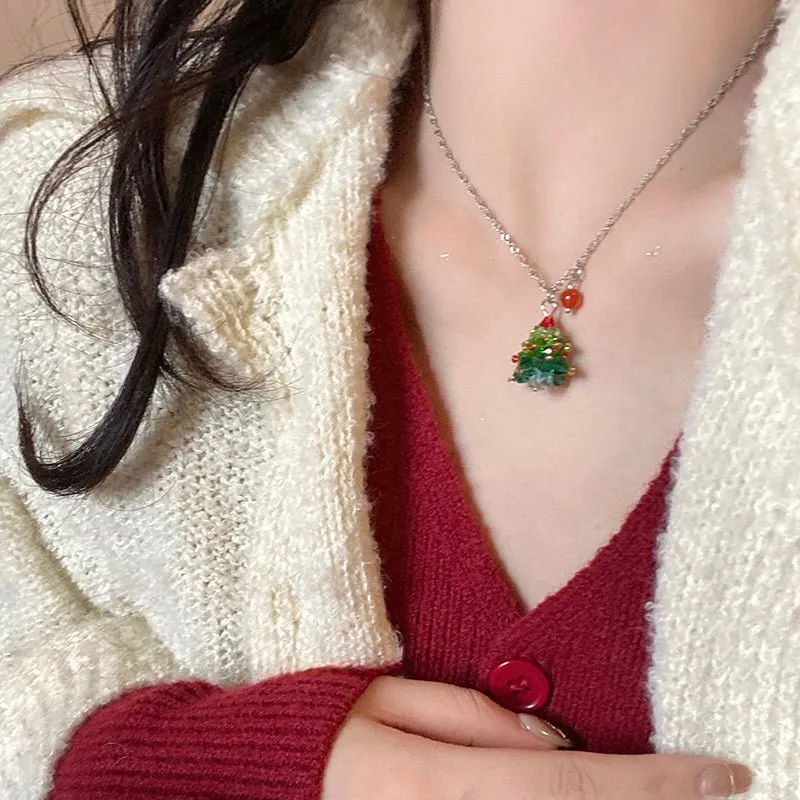 Christmas Tree Necklace
