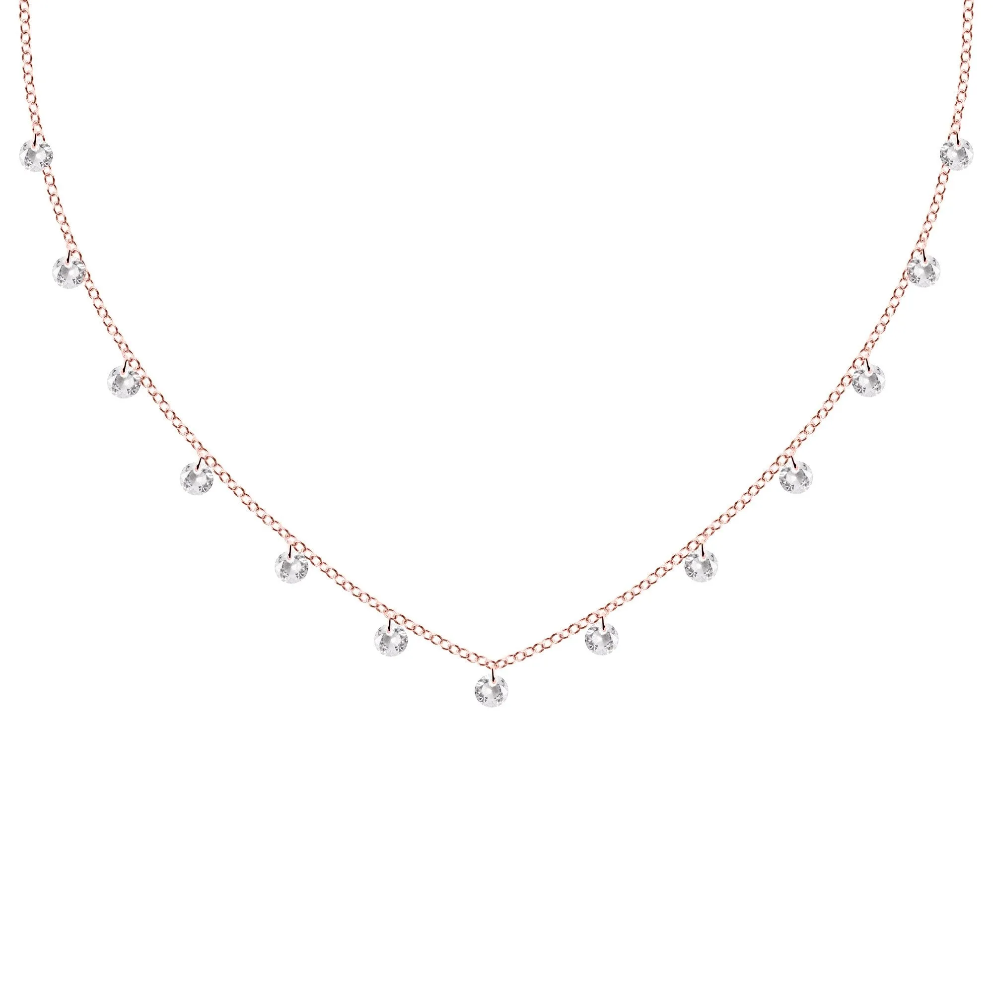 Cleo Rose Gold Necklace