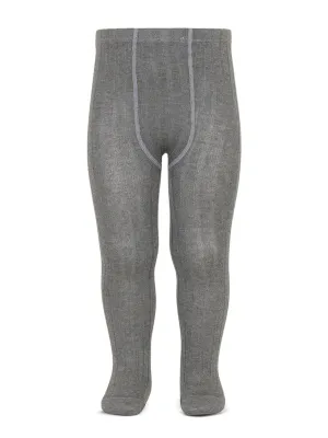 Condor grey ribbed tights