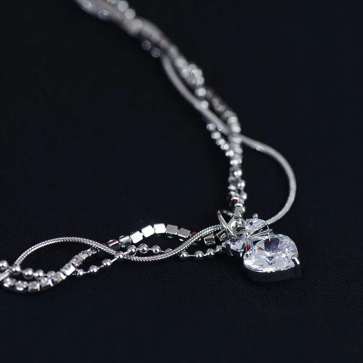Crystal Cascade Necklace