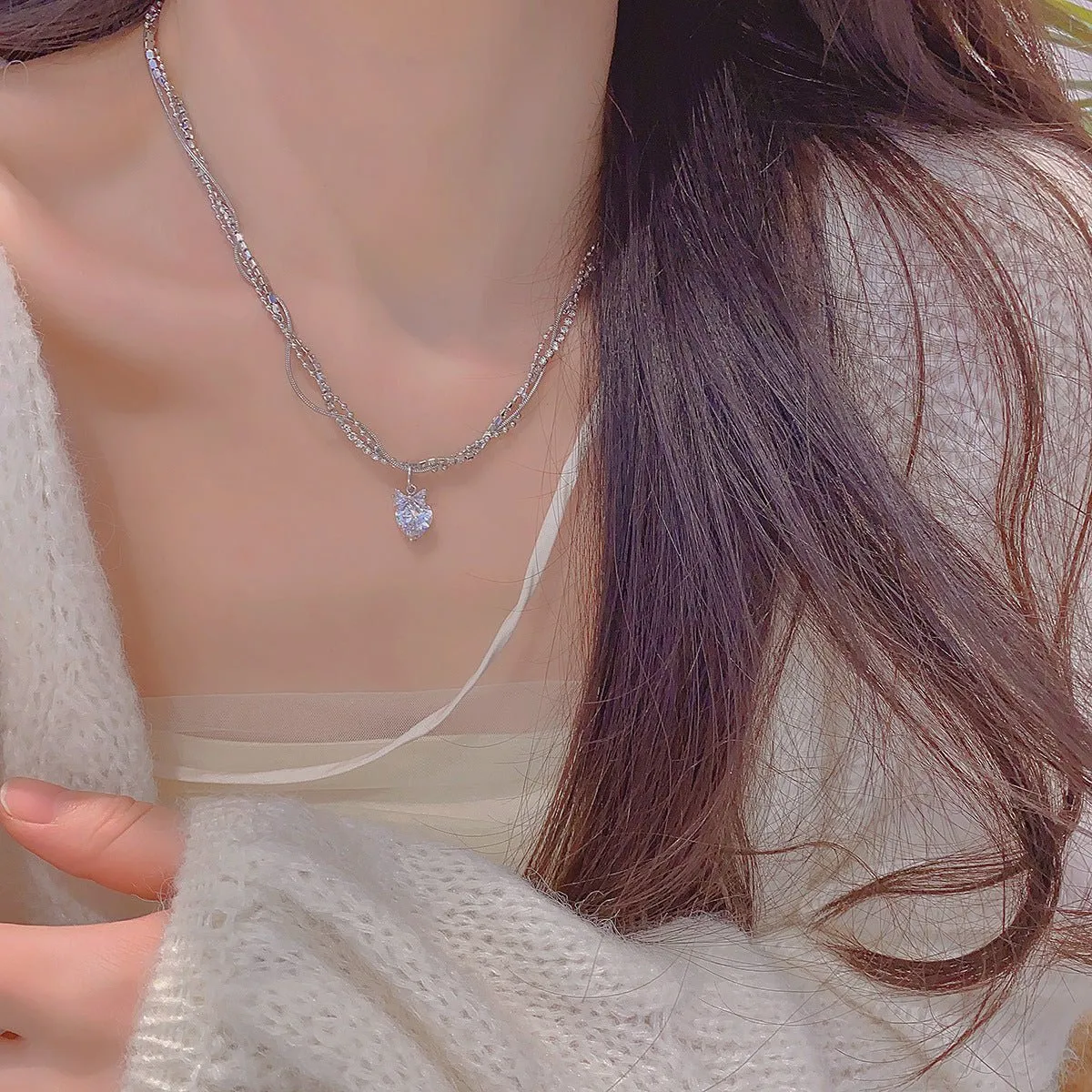 Crystal Cascade Necklace
