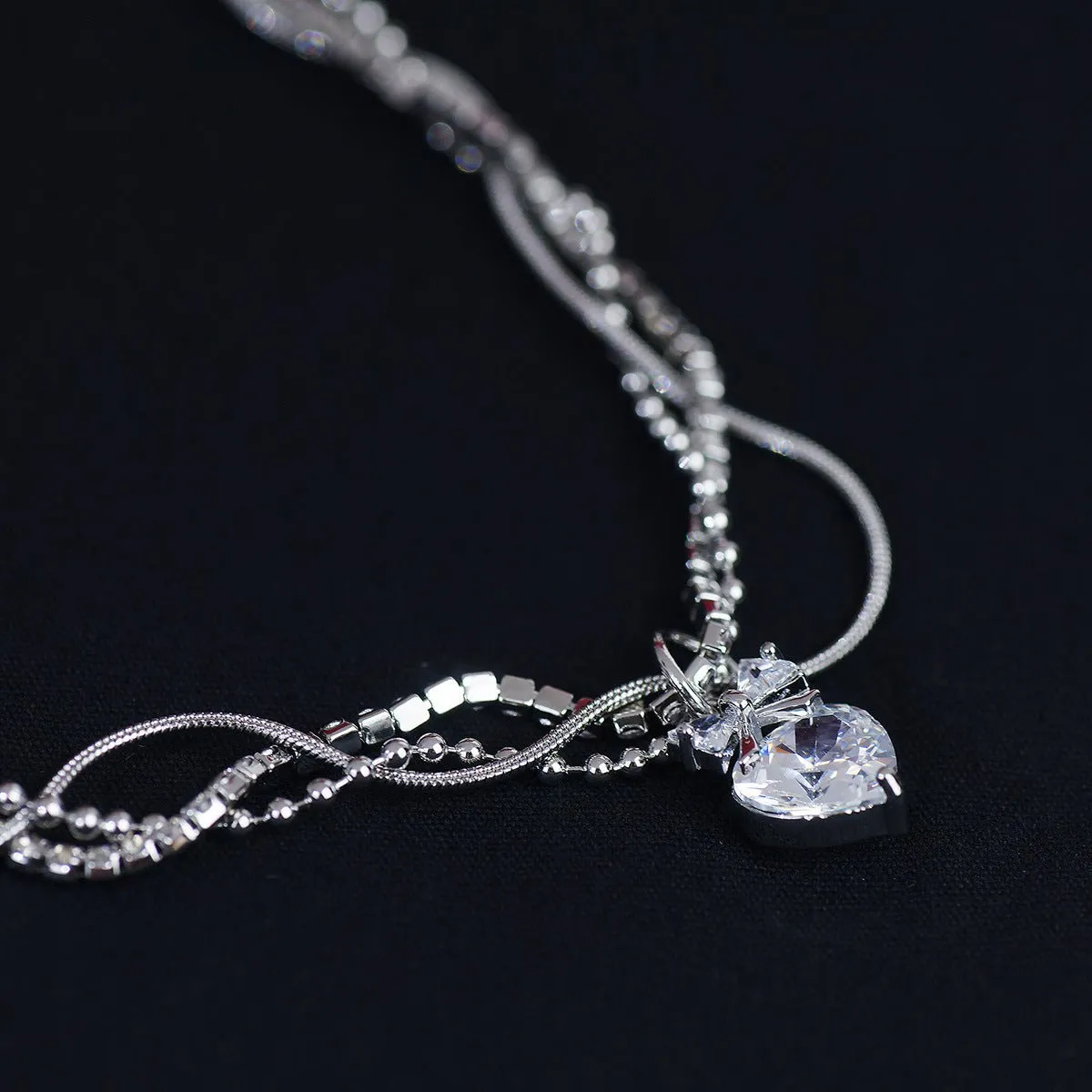 Crystal Cascade Necklace