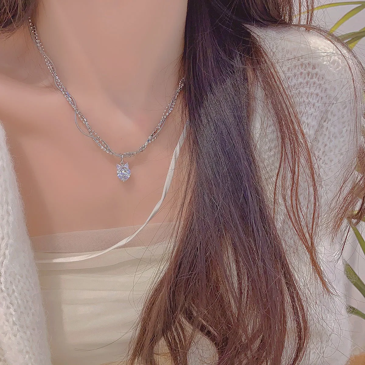Crystal Cascade Necklace