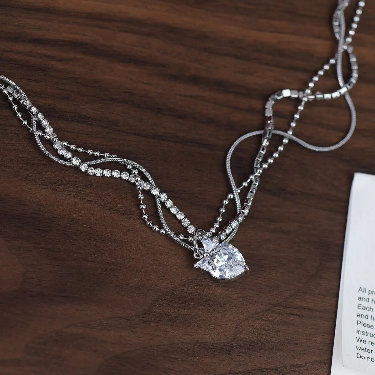 Crystal Cascade Necklace