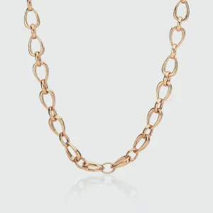 Egerton Gold Vermeil Raindrop Link Necklace