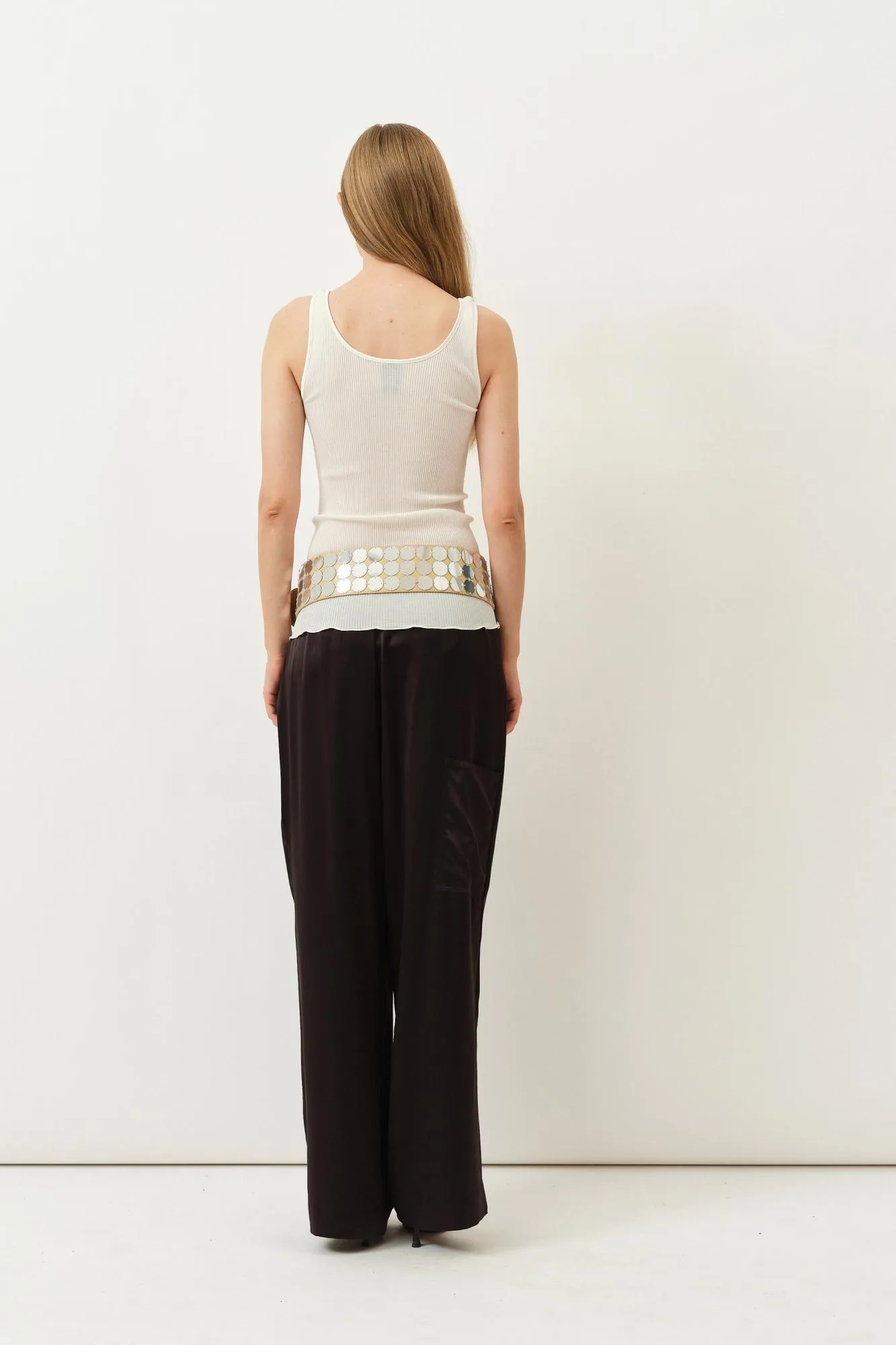 Elsa Oscalito Sleeveless Top — Ivory