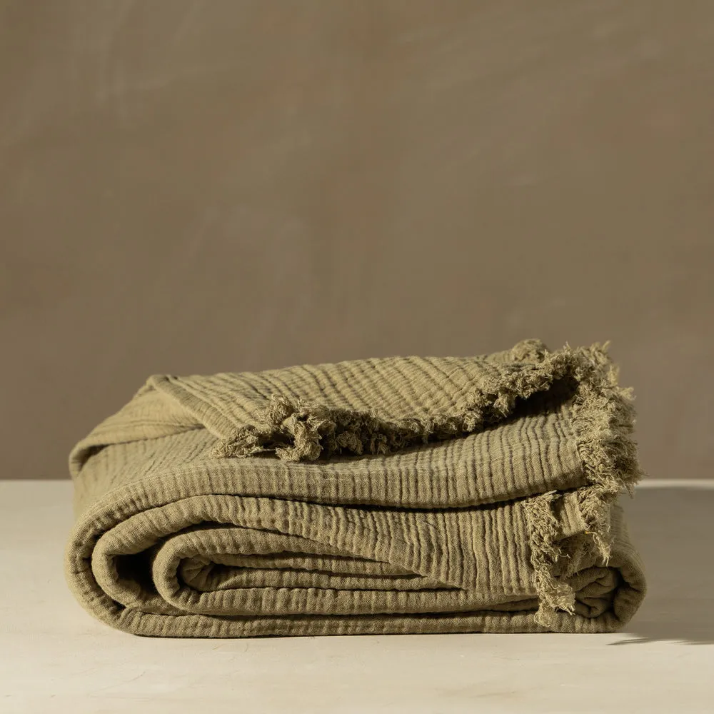 Enes Bedcover | Olive
