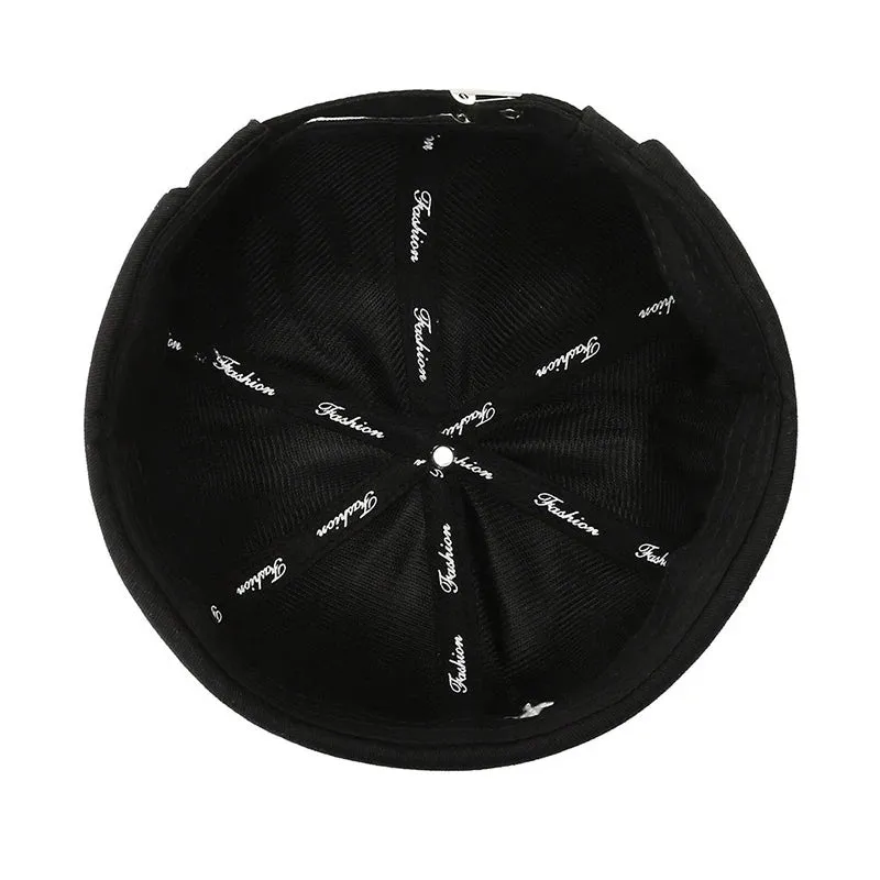 Fashion Men Cotton Docker Cap Vintage Dome Hat Brimless