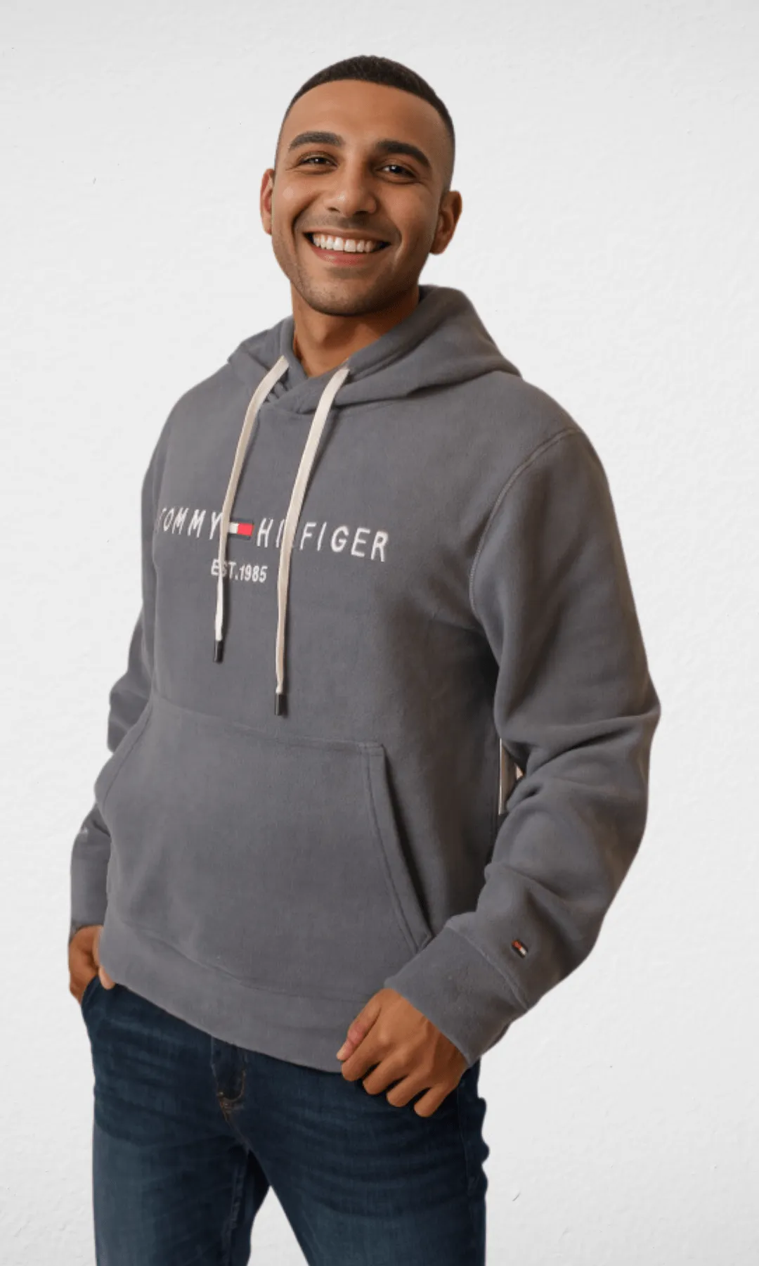 Fleece Men TH Hoodie - Grey