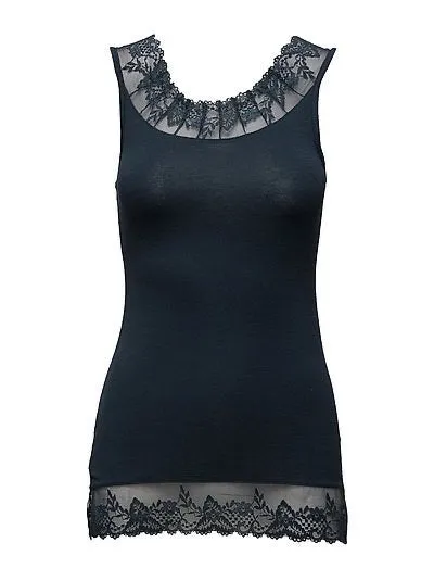 Florence Vest Top in Royal Navy