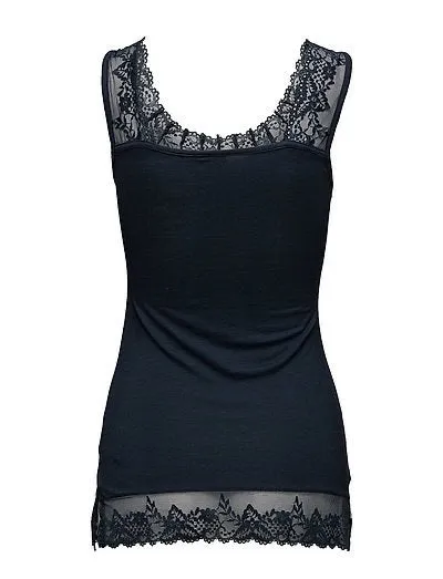 Florence Vest Top in Royal Navy