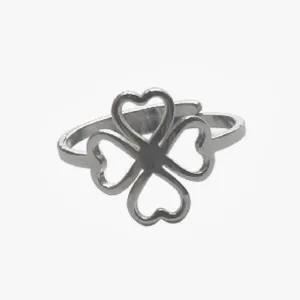 Four Leaf Clover Aesthetic Ring