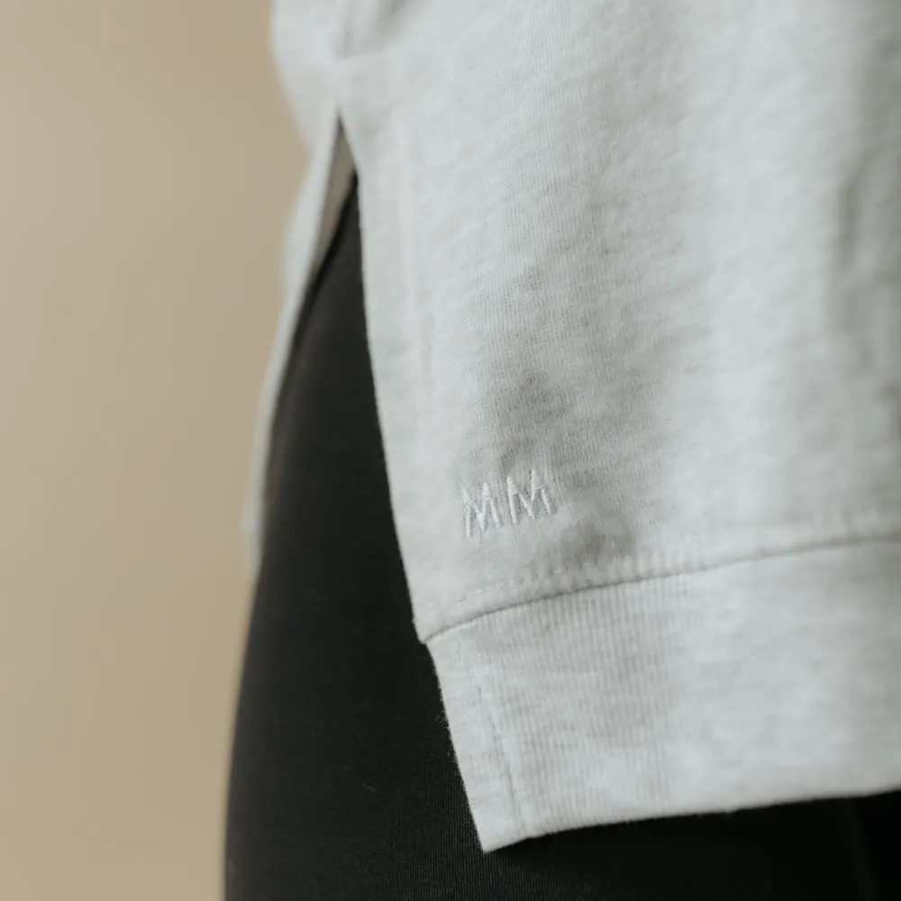 French Terry Short Sleeve - Ash
