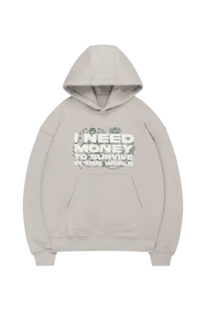 GET RICH HOODIE GREY