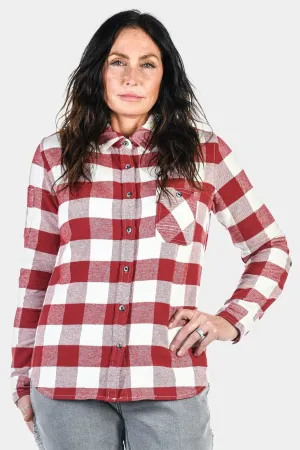 Givens Work Shirt - Buffalo Plaid Red