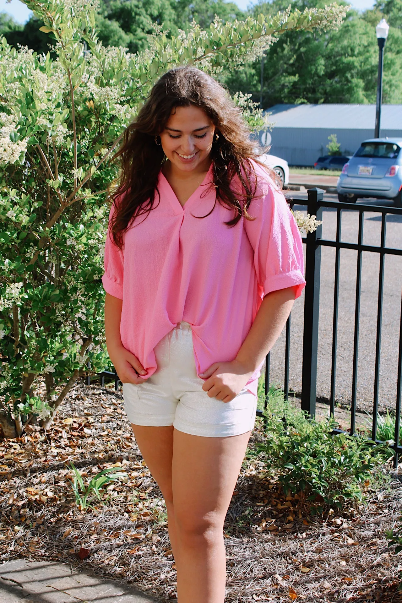 Glam Shimmer Shorts