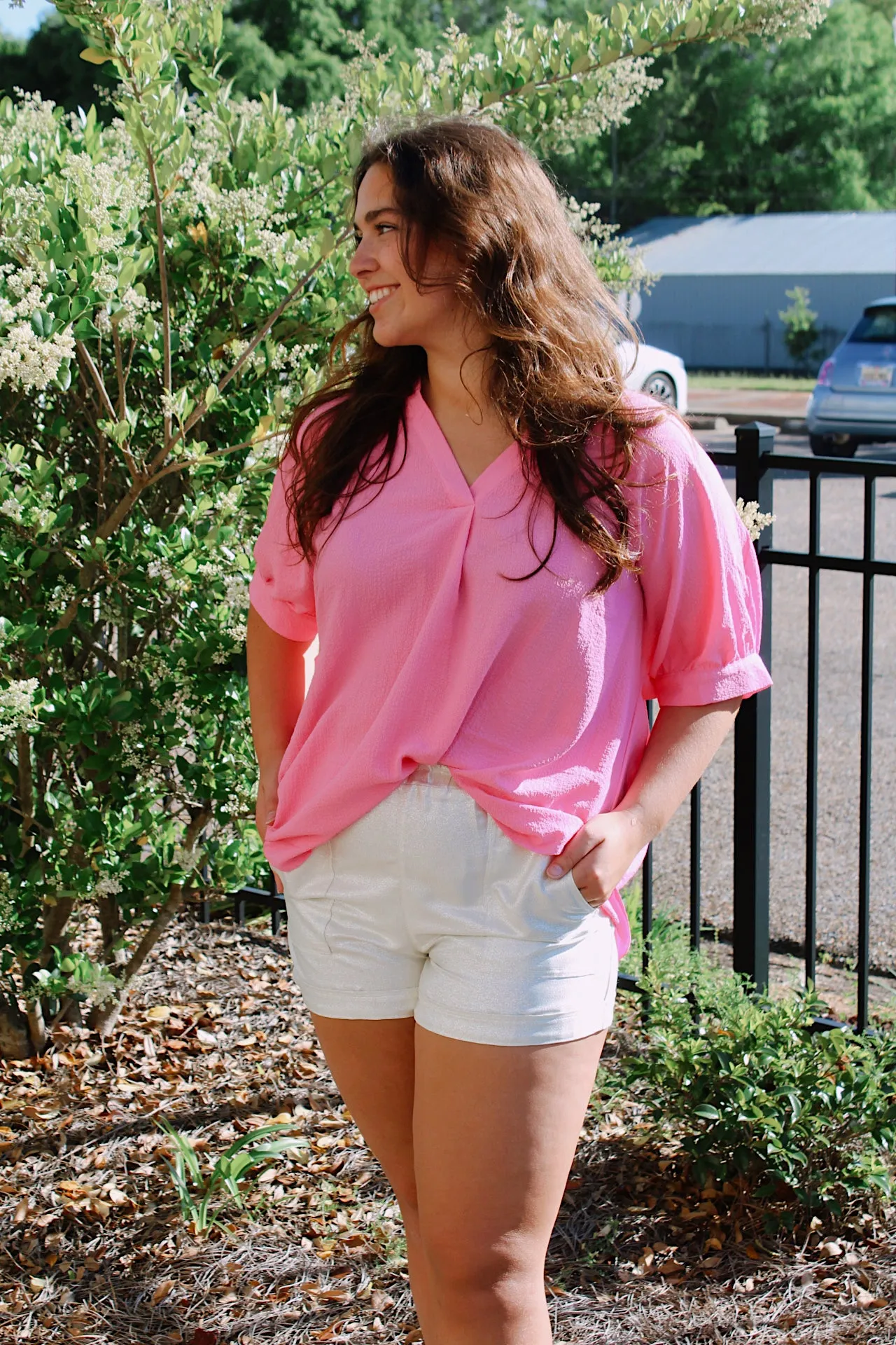 Glam Shimmer Shorts