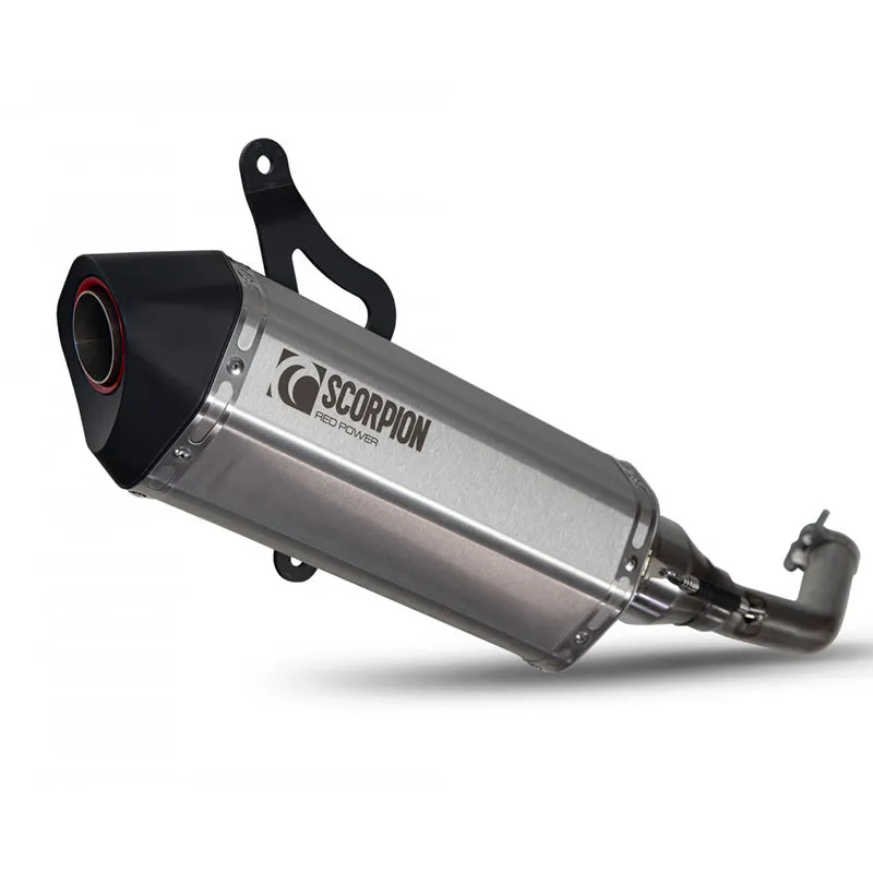 GTS 125 / 300 HPE (all models) Serket Parallel Slip-on Brushed Stainless Steel 19-20 (RVE217SEO)