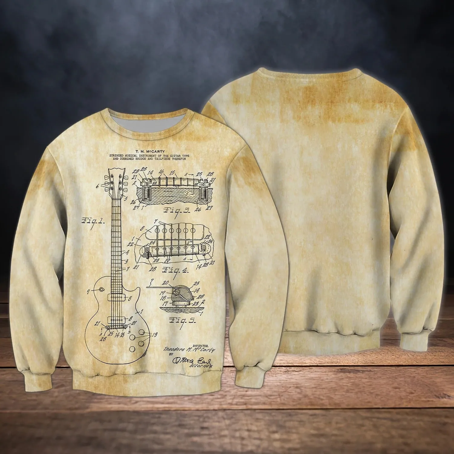 Guitar T Shirt 3D All Over Print For Guitar Man Guitar Lovers, Sublimation 3D Shirt Gift For Guitar Men