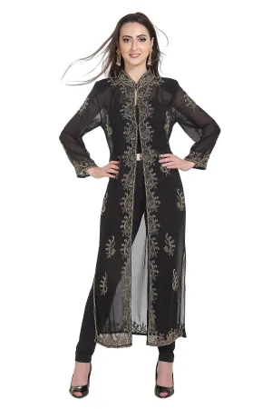 HandMade Cardigan Golden Sequins Embellishments