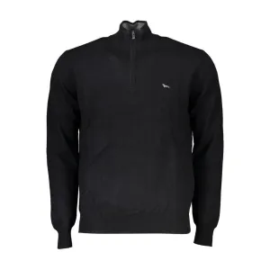 Harmont & Blaine Elegant Half-Zip Sweater with Embroidered Detail