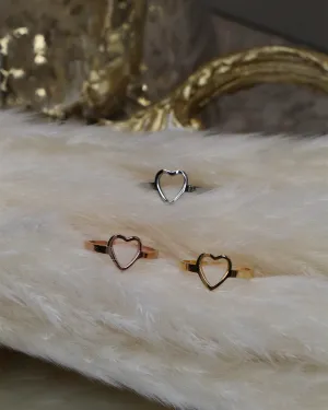Hollow Heart Ring
