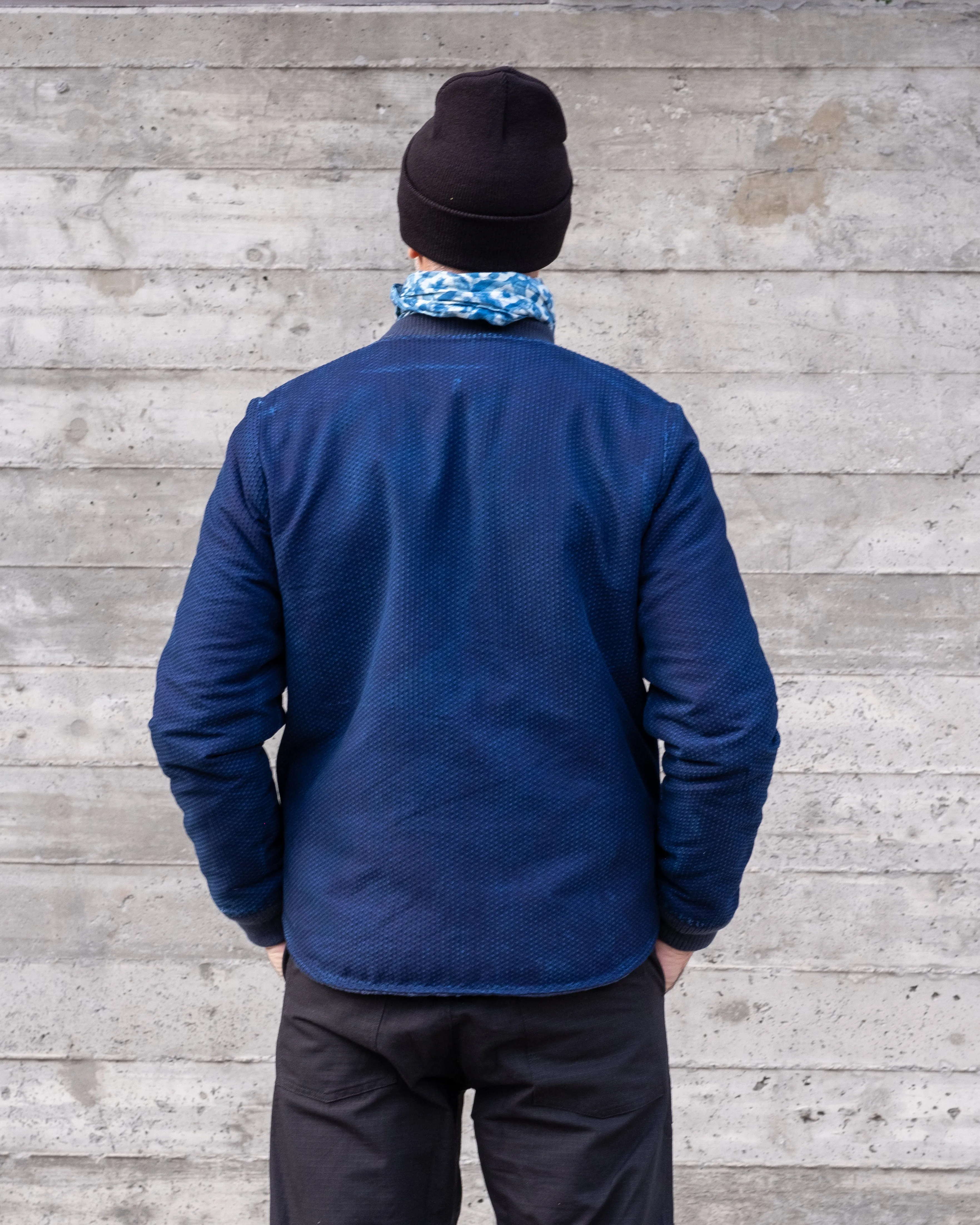 Humboldt Polartec® Liner Reversible Jacket - indigo sashiko