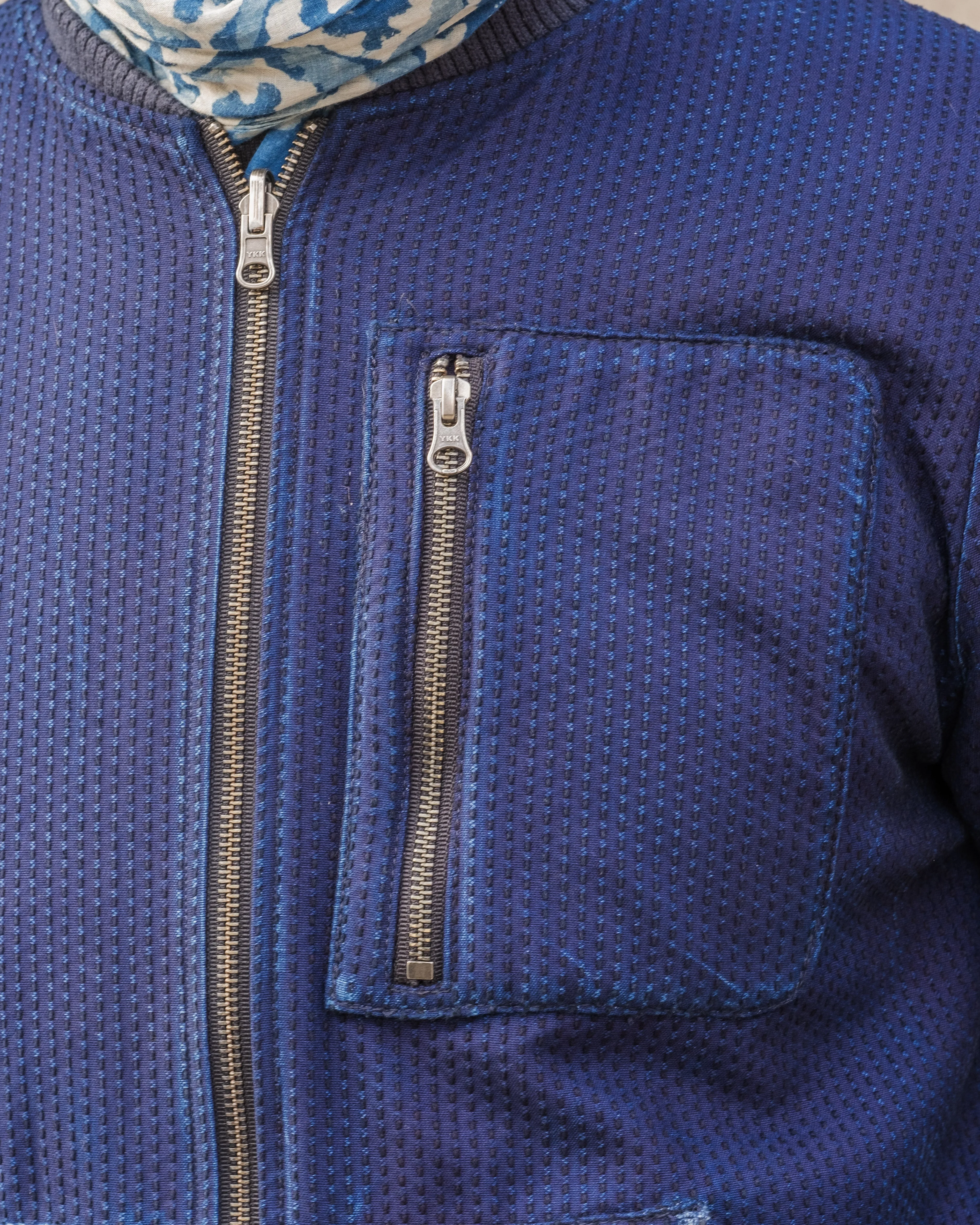Humboldt Polartec® Liner Reversible Jacket - indigo sashiko