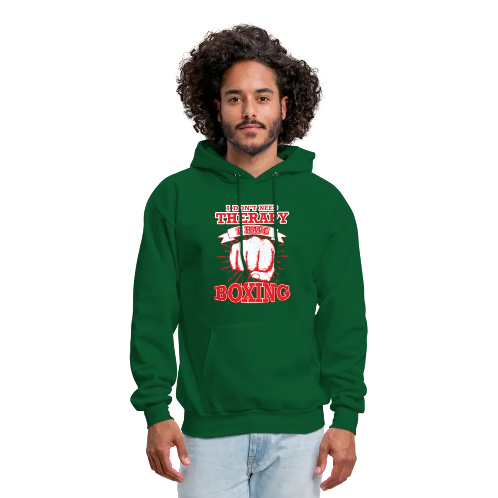 I Don't Need Therapy I Have Boxing Men's Hoodie